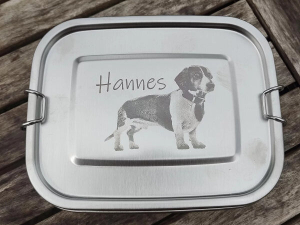 Lunch Box mit Deiner selbst erstellten Gravur Lunchbox mit 3 Fächern